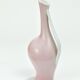 3 vases en porcelaine pastel "Luise" du milieu du siècle, Fritz Heidenreich, allemand