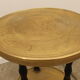 Art deco wood and brass side table 1930s