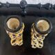 Vintage Handmade Candlestick Duo