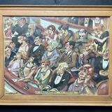 Gouache on paper Henri Bossut