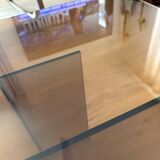Glass coffee table