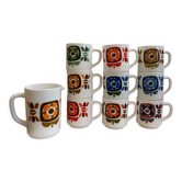 Coffee service arcopal mobil vintage