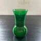 Green art deco style vase