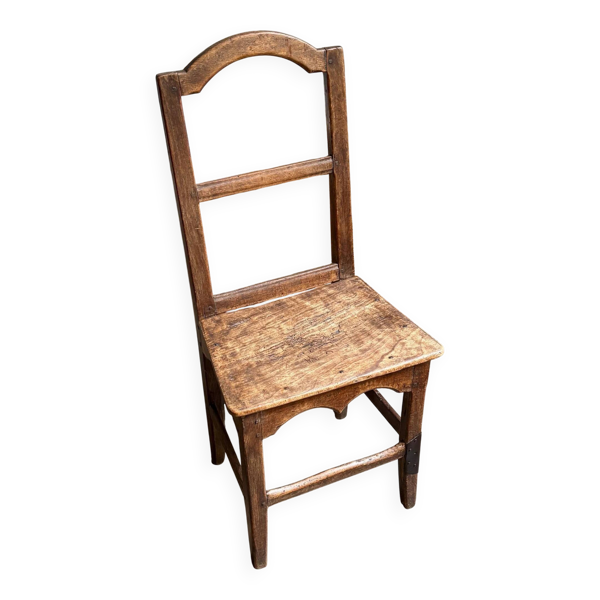 Chaise lorraine en bois foncé - XVIIIème siècle