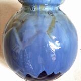 Vase barbotine Art Déco Hauteur 19,3 cm Diamètre 18,8 cm