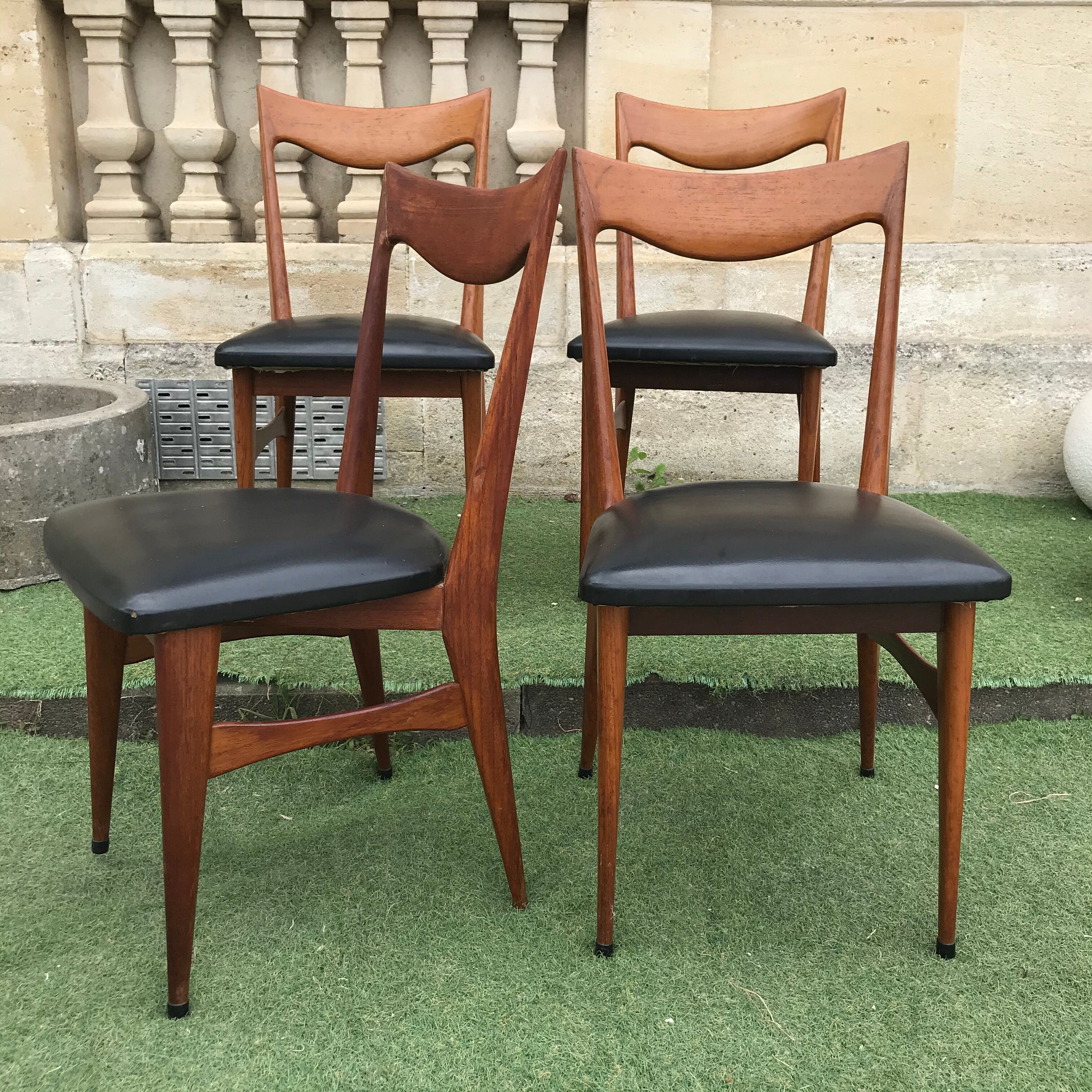 Lot de 4 chaises scandinaves