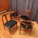 A set of four Juliane chairs by Johannes Andersen, Uldum Møbelfabrik, Denmark, 1960s.