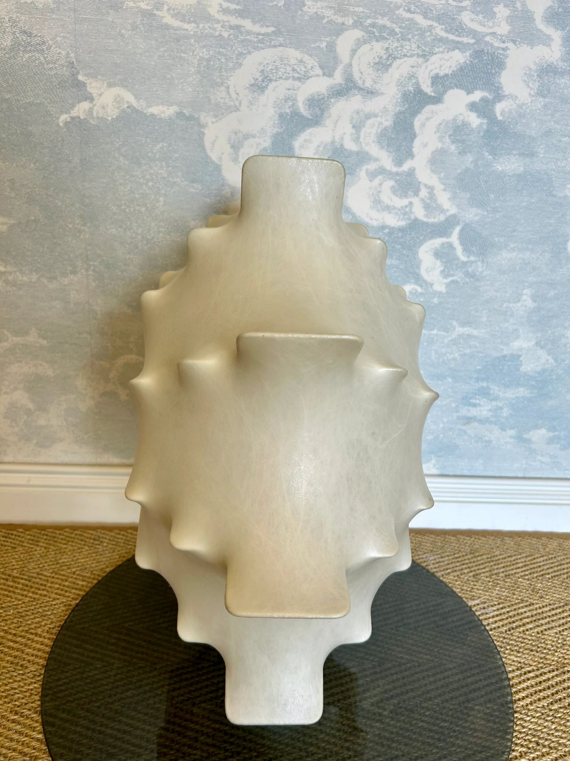 Suspension Cocoon by Goldkant, Germany, 1960s, in the style of Taraxacum S by Castiglioni FLOS.