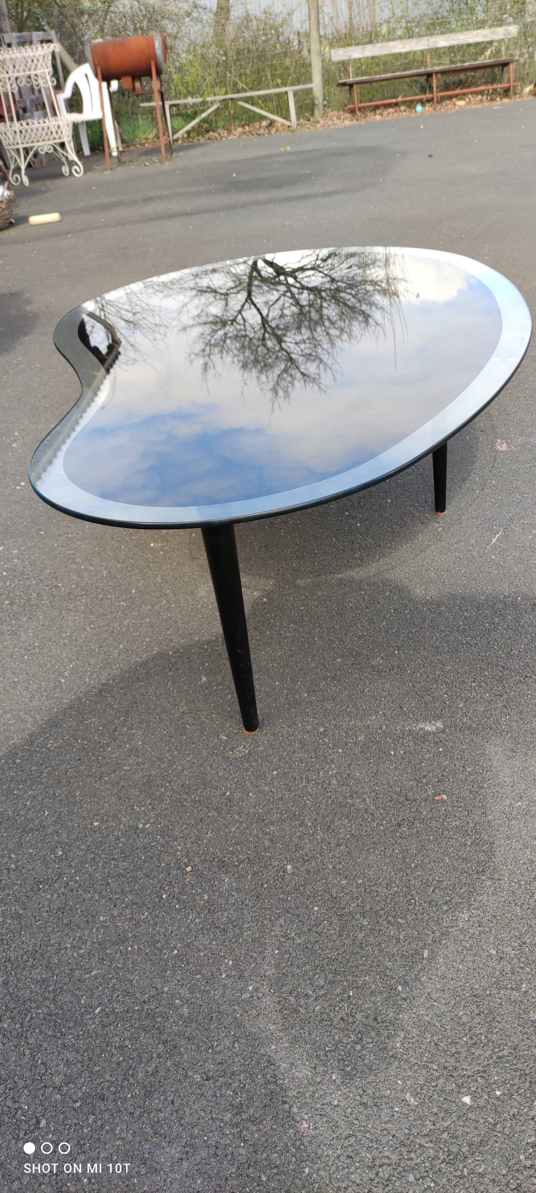 Bean coffee table 1970s