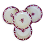 4 flat plates from Moulin des Loups and Hamage, Madeleine model 2106195