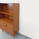 Vintage Scandinavian style storage bookcase in melamine and teak from the 60s