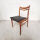 Ensemble 4 chaises scandinaves, 1960