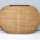 Oval Vintage Wall Mirror with Ash Root Frame, Italy