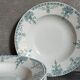 Six iron earth plates from Lunéville model LUGANO old old