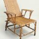 Chaise longue / fauteuil de repos en rotin