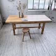 Table mobilier montagne 1950 hêtre massif