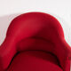 Fauteuil crapaud rouge