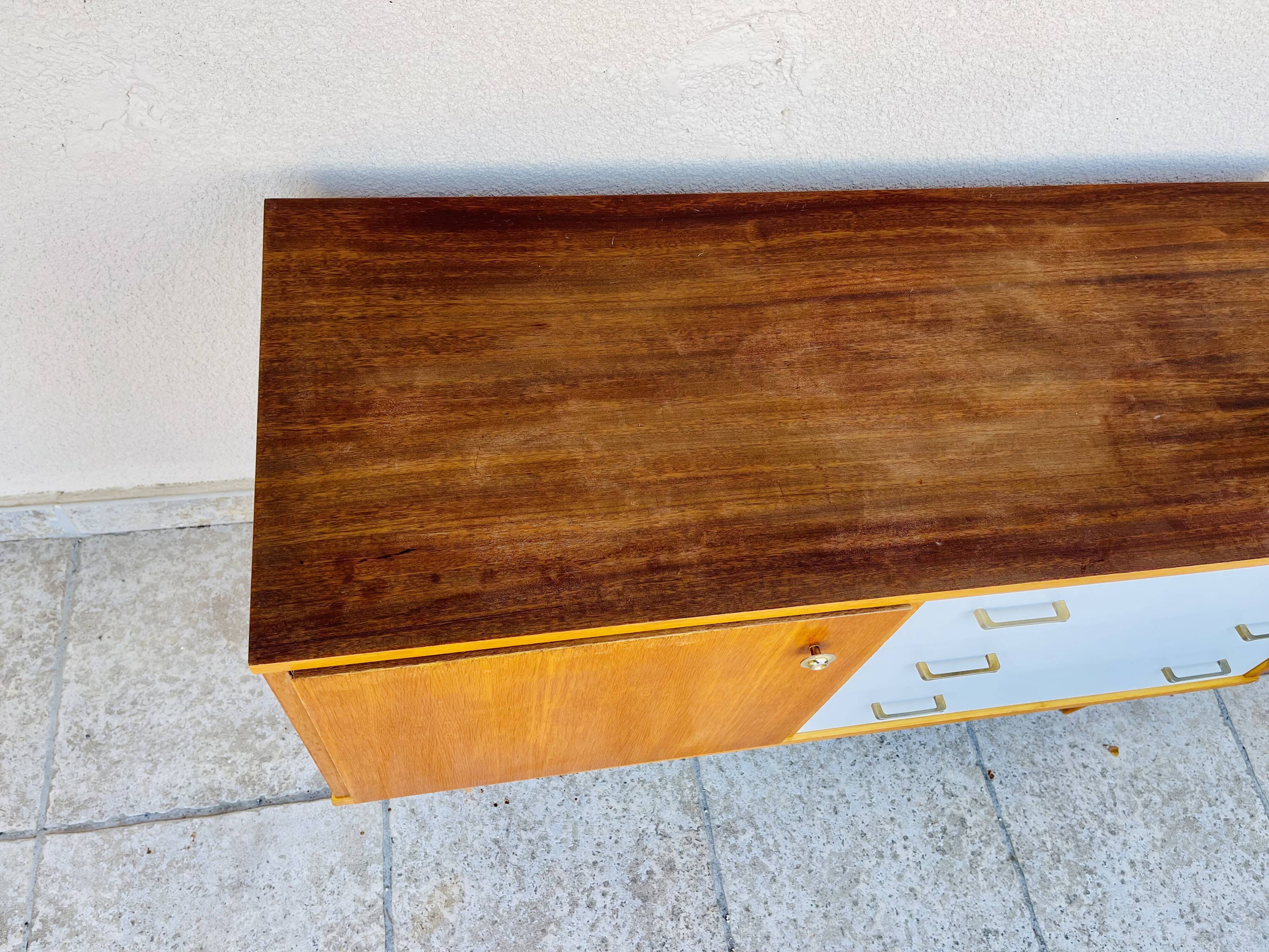 Vintage oak row 1960