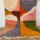 Moroccan rug made of natural wool, handmade, 3x2 m.