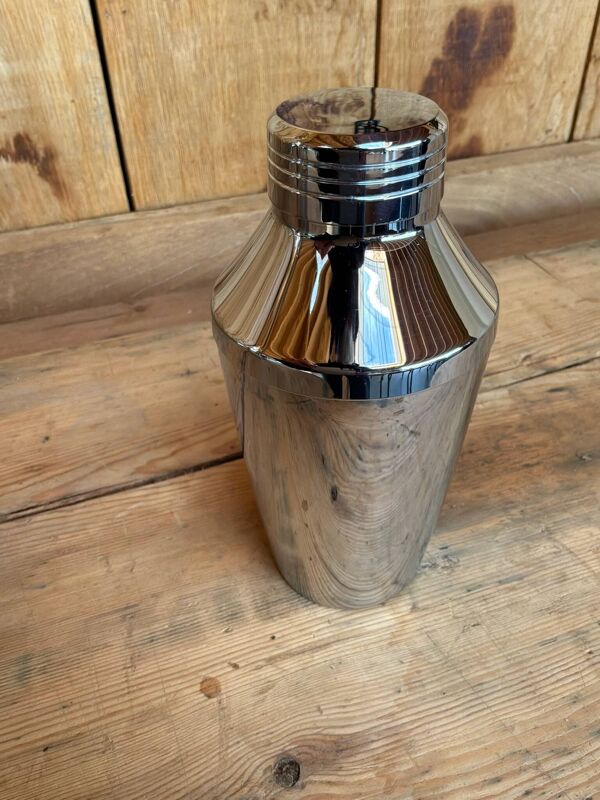 Set bar vintage Alfi-shaker et seau à glaçons isotherme chromé