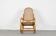 Fauteuil à bascule italien Luigi Crassevig en bois courbé