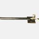 Minimalist metal wall light in the style of Jean Prouvé, circa 1950.