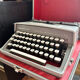 Machine à écrire vintage 1950 Remington travel deluxe