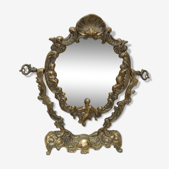 Mirror psyche bronze 31x39cm