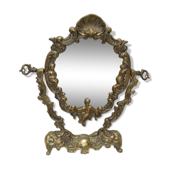 Miroir psyché en bronze 31x39cm