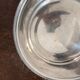 Antique Round Serving Dish Beaded Silver-Plated Metal Louis XVI Mark