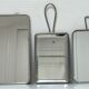three barber mirrors metal frame early to middle XXth