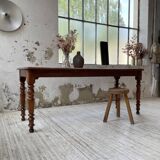 Walnut farm table 185 cm