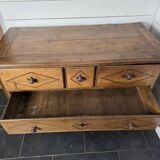 19th century solid oak chest of drawers