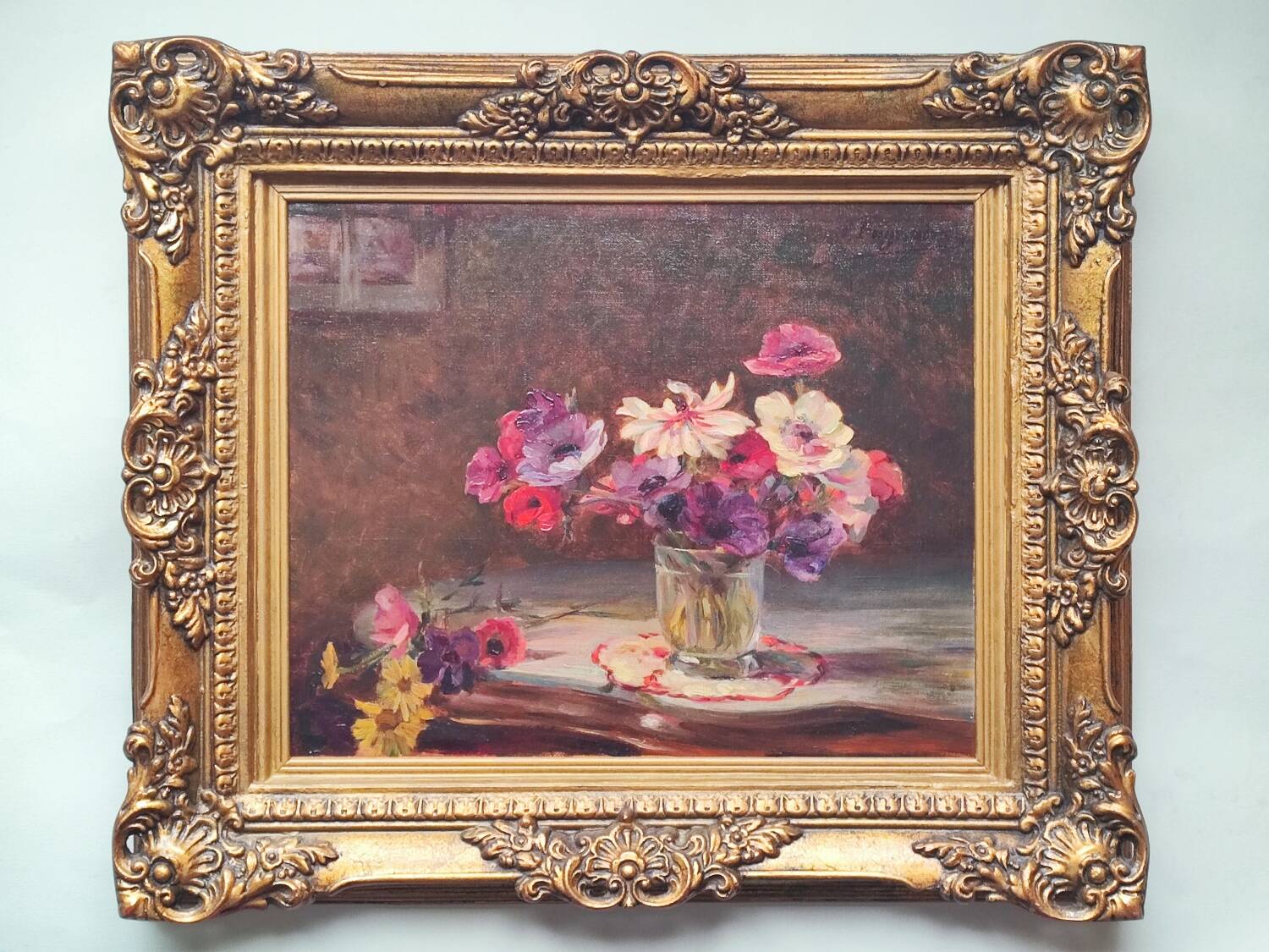 Peinture à l'huile - florale