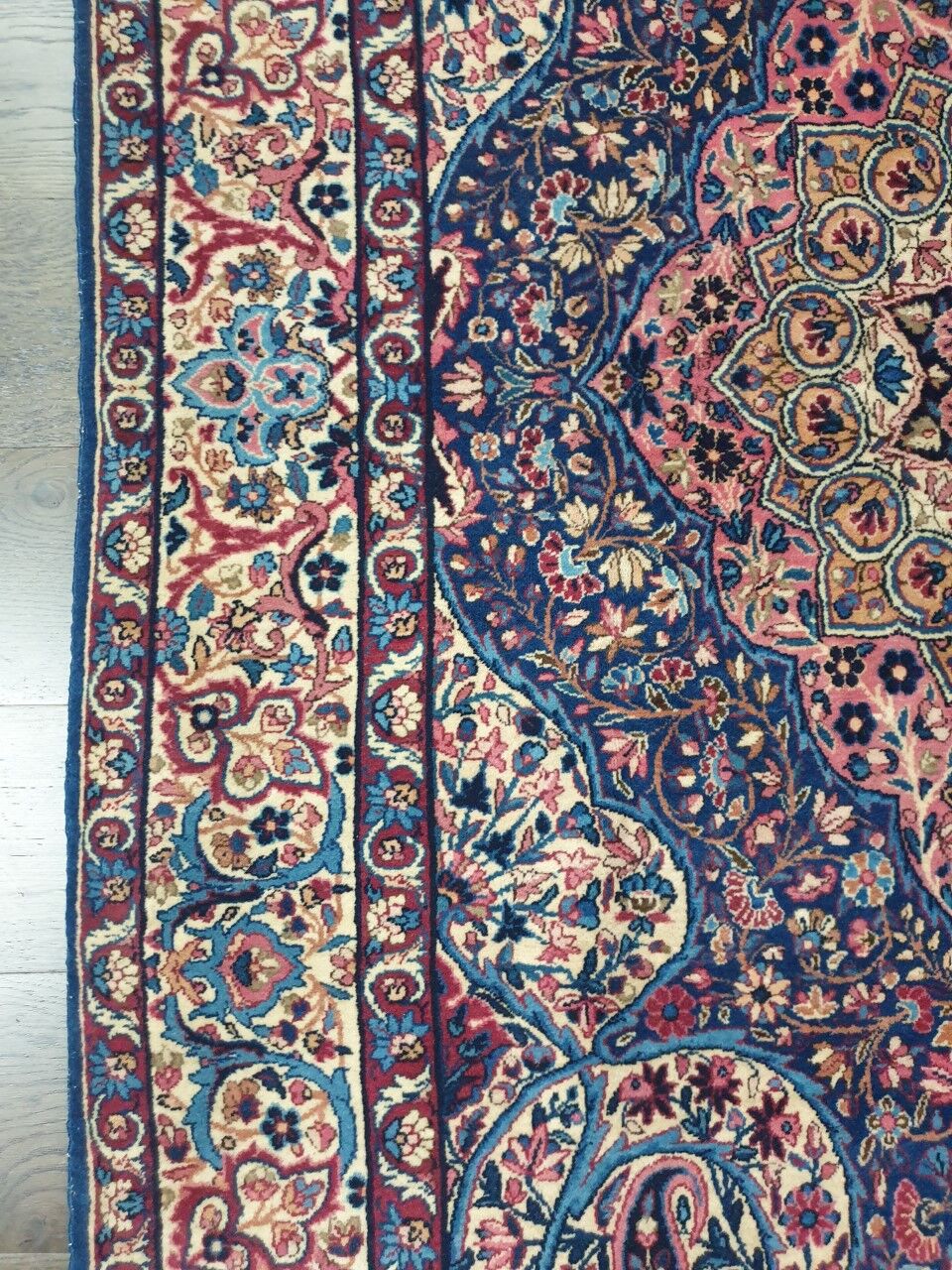 Handmade Kerman rug
