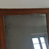Old mirror in a netwood frame, 19th, 42 x 33 cm