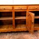 Enfilade three doors Louis XV style solid cherry XX century