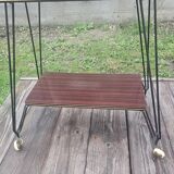 Iconic rolling furniture in formica and steel – 1960s