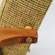 Fauteuil vintage vert olive design par H.Lis