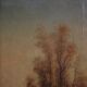 Italian painting signed Marko forest landscape from 19th century