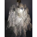 Lustre italien en verre de Murano