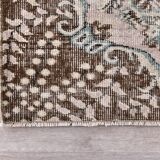 Brown & beige vintage rug 173x253cm