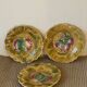 Set of 8 dessert plates in Sarreguemines slip