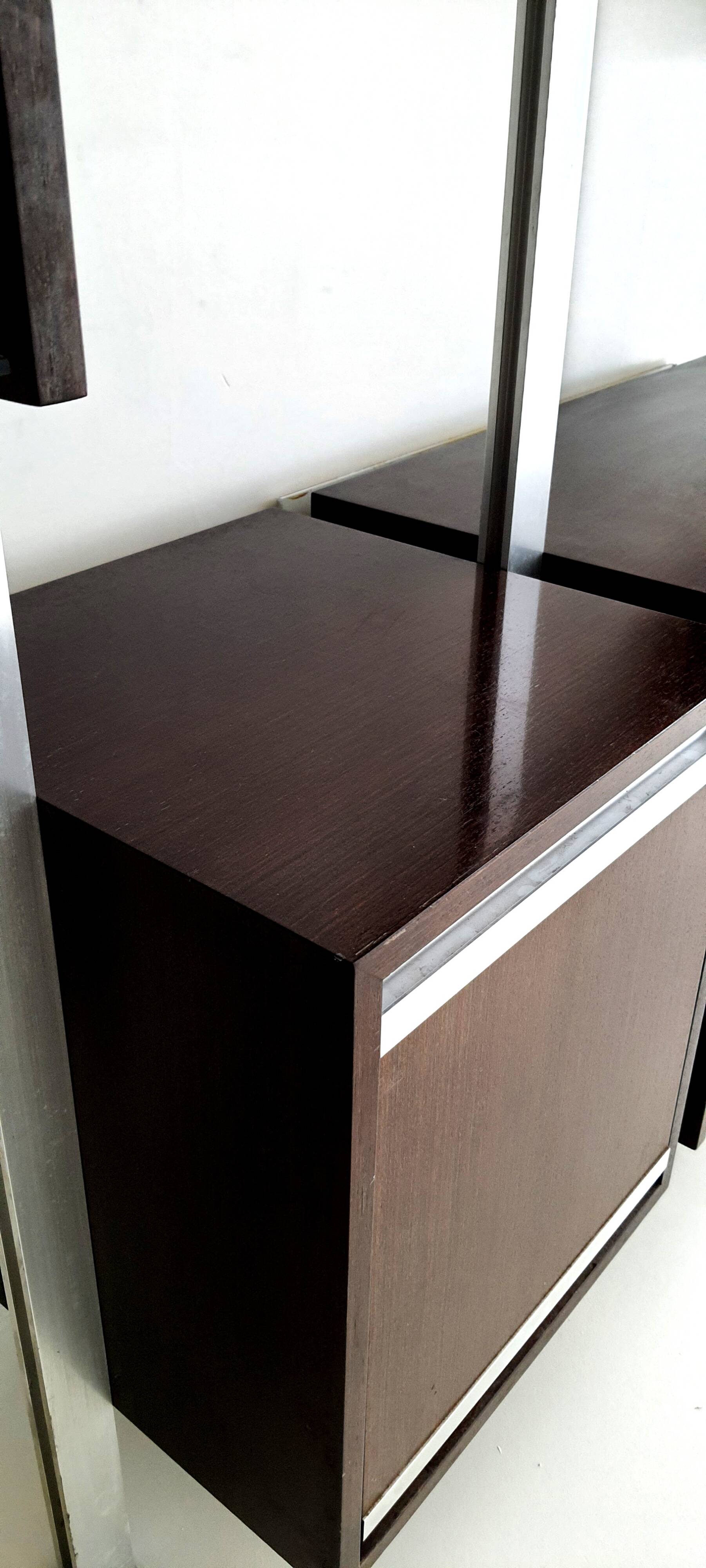 Living room furniture / Modular suspended bookcase by Michel Ducaroy for Ligne Roset Vintage 1970