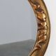 Art Deco oval gilt oak mirror, Belgium 1920s