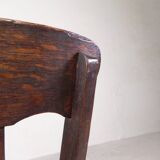 Oak desk chair, studio chair, height adjustable, 1930s