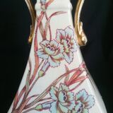 Art Nouveau cracked ceramic trim, eyelet patterns