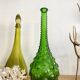 Vintage green Empoli carafe