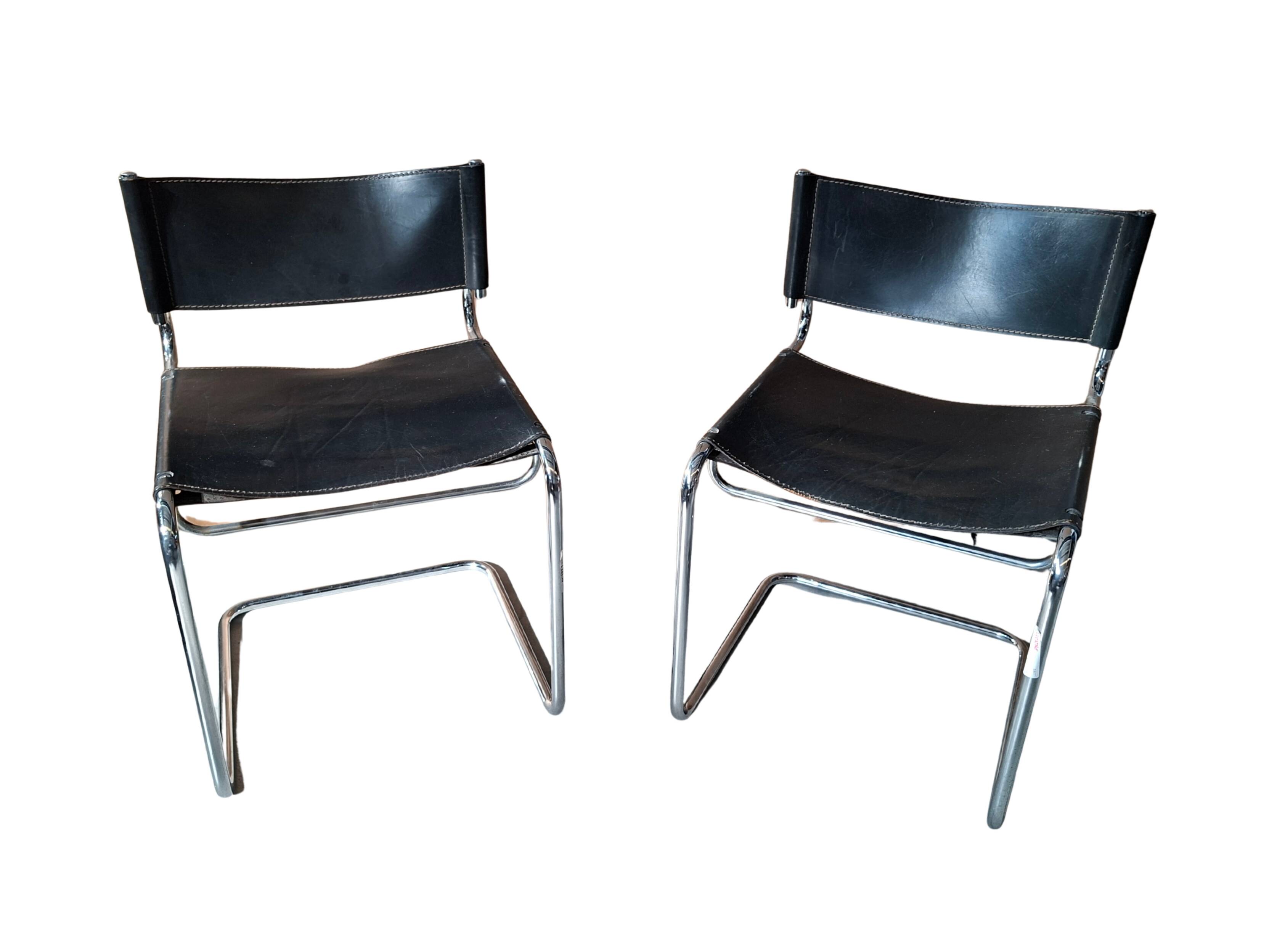 Coppia di Sedie Vintage Anni '70 – nello stile di Bauhaus / Cesca