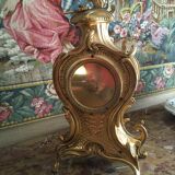 Pendule baroque bronze
